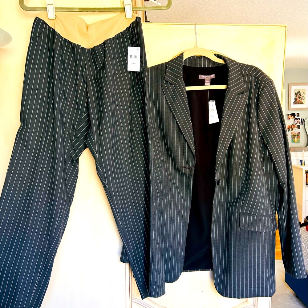 A Pea in the Pod Maternity blazer & pants